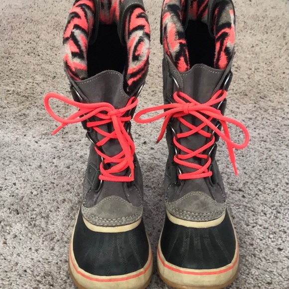 Sorel Joan Of Arctic Knit Boot II Shale 8 EUC💕 - Picture 2 of 9